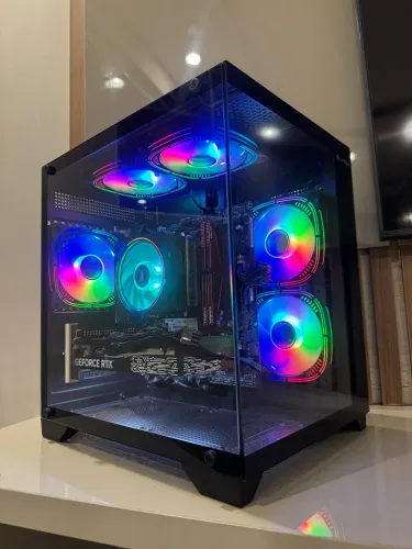 PC Gamer Ryzen 5 5600 + RTX 5060 com garantia - Em até 18x
