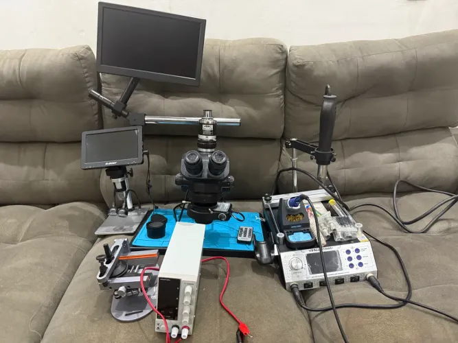 Kit Completo de Microssolda com Microscópio Eakins