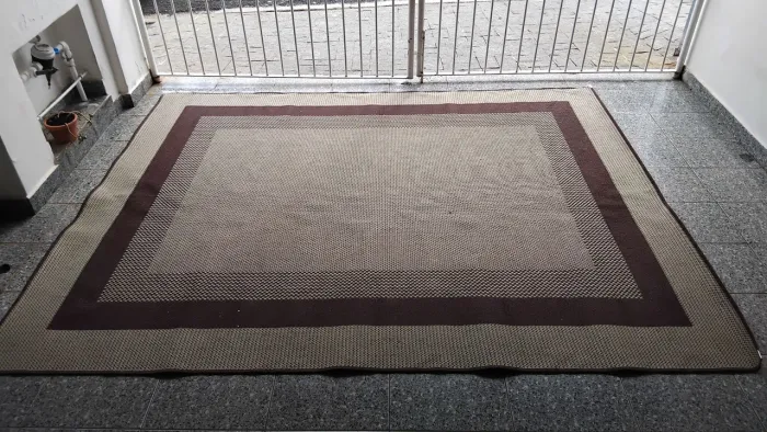 Tapete Sisal sem pelo, Lindo! para sala ou quarto (Medidas: 2.50 de comp. por 2.48 larg.)