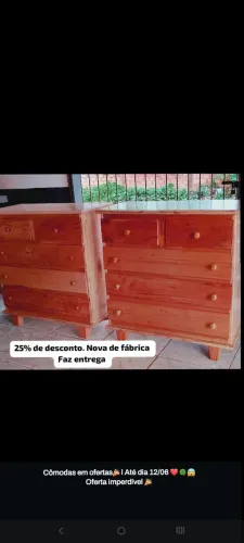 Cômodas a pronta entrega nova de fábrica. Faz entrega 