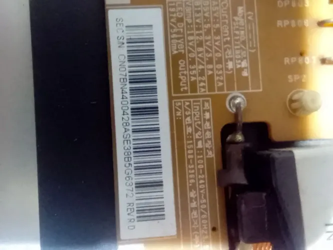 Fonte de tv un55D7000