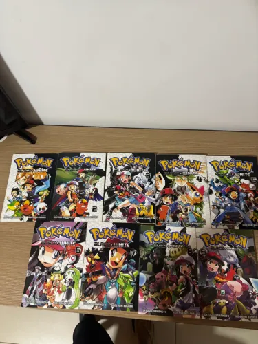 Livros-coleção Pokémon mangá