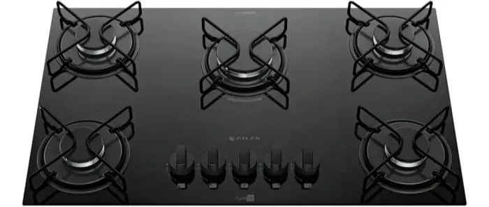 Cooktop atlas 5 bocas 