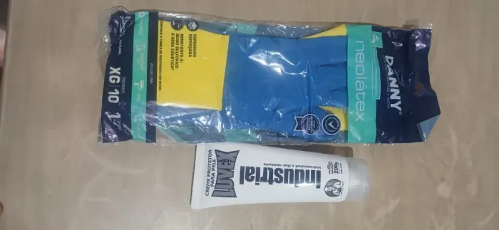 Luvas DANNY Neolátex XG 10 + Creme Luvex 200g