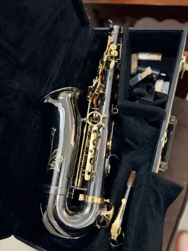 Saxofone Alto Eagle SA500BG Black Onyx 