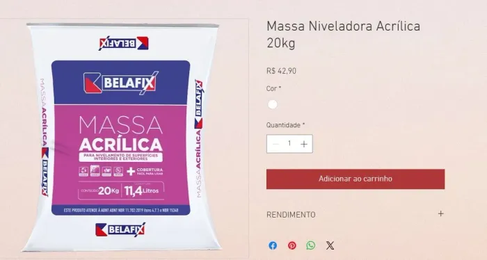 Massa Acrílica