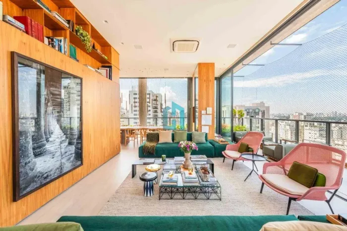 Cobertura para venda em Jardim Paulista com 5 quartos, sendo 4 suítes , 408m²