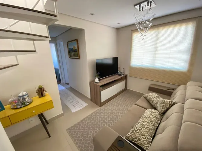 Cobertura com 2 dormitórios à venda, 88 m² por R$ 450.000,00 - Vila Rio de Janeiro - Guaru