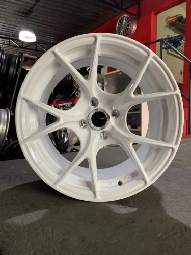 Rodas aro 15 Tl8 AS26 estiloJDM 4x100 Branco YKW