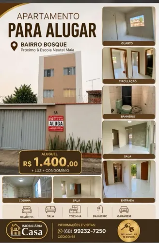 Aluga-se apartamento