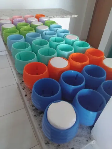 Vasos hidroponicos para cultivo de plantas na agua