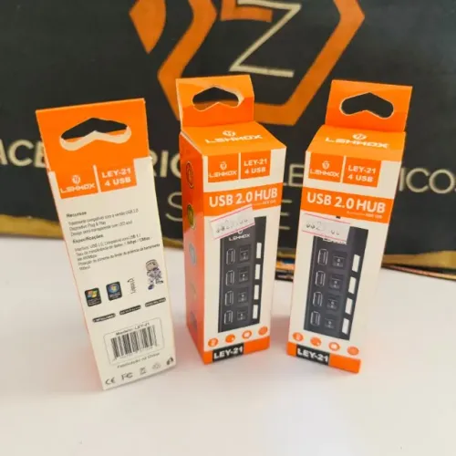 Hub 4 portas USB - windows/mac