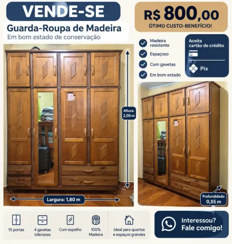 Desapego guarda roupa