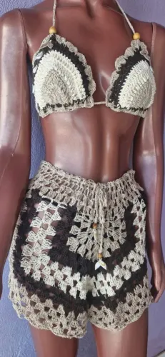 Conjunto simples crochê 