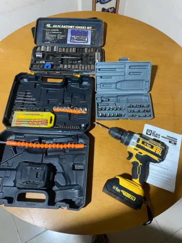 Kit de furadeira parafusadeira The Black Tools