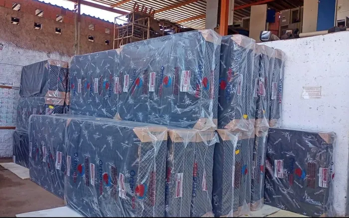 Cama box casal menor preço da cidade $499 frete grátis em moc