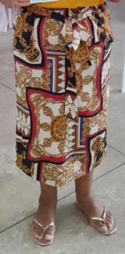 Saia estampada