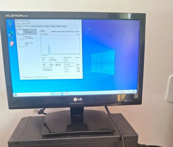 Monitor 15.6 polegadas com cabos