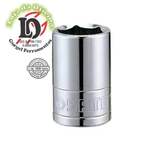 Soquete sextavado 22mm 1/2 - SATA