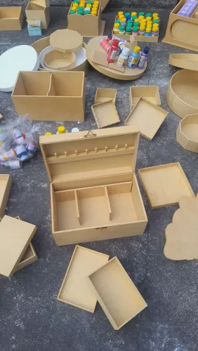 Caixas de MDF