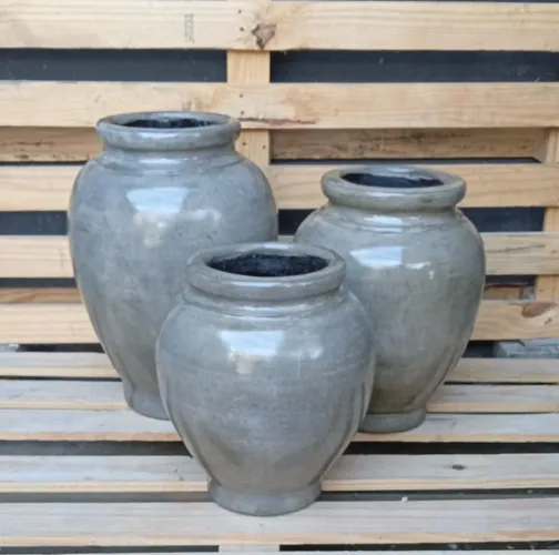 Kit Vasos de cimento