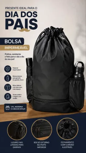Bolsa impermeável 