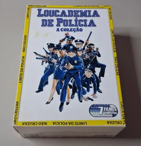 BOX DVD Loucademia de Polícia Original