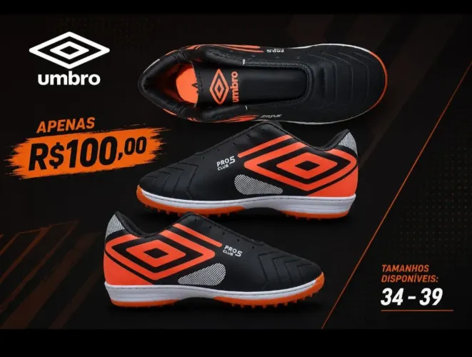 Chuteira Society Umbro Novo Na Caixa