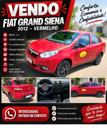 Fiat Grand Siena Attrac. 1.4 EVO F.flex 8V 2013