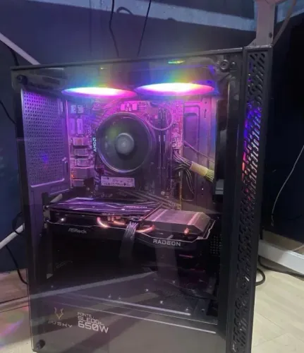 PC Gamer Ryzen 5 5500 + RX 6600 8gb + SSD NVMe 1TB