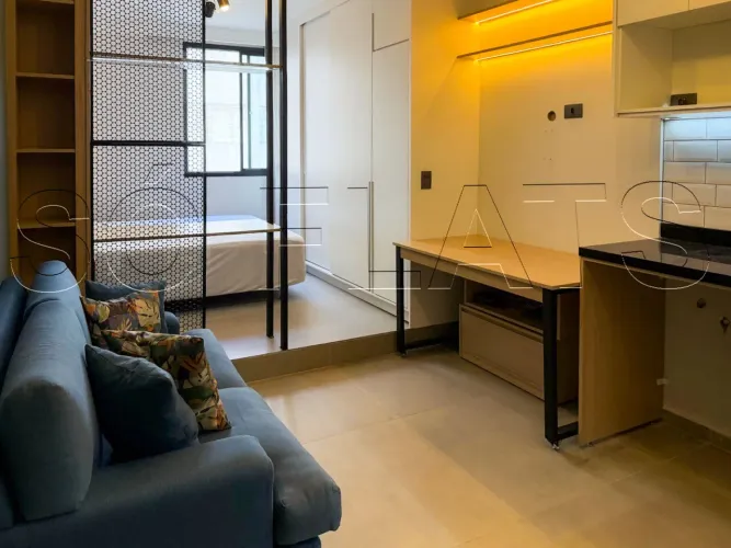 Flat Poeta Drummond 26m², 1 dormitório e 1 vaga disponível para venda no Jardins