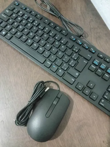 Teclado e Mouse com fio Dell
