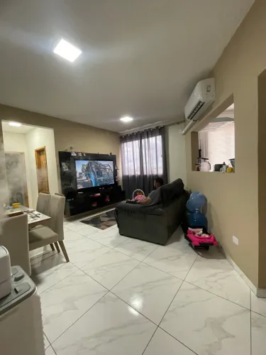 Apartamento semi mobiliado