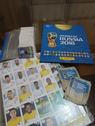 Álbum Copa 2018 com Figurinhas completas para colar