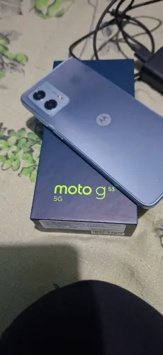 Moto g 53 tem 128 gb tem NF novo com assessórios 