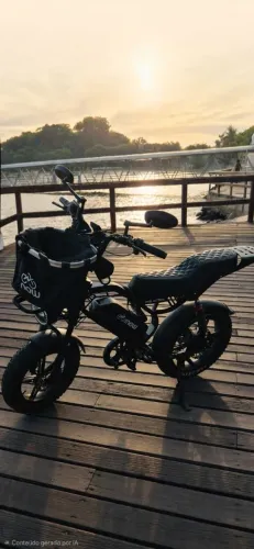 [Imperdível]: Bike Eletrica INOW X50 Action - Seminova (600km) - Cesta e Retros Premium