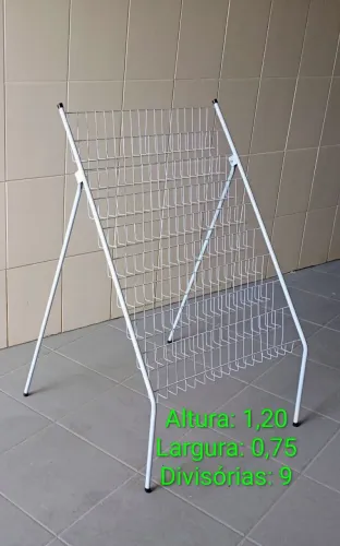 Expositor de Chão Aramado - Novo nunca usado.