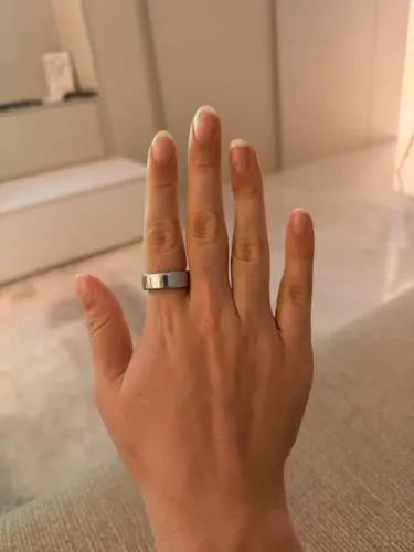 Oura Ring 4 - tamanho 9 - prata - usado 6 meses