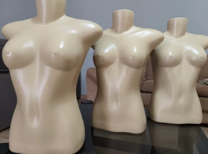 Kit 3 manequins bustos