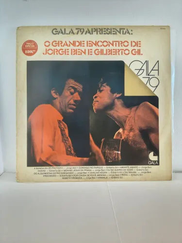 LP vinil O grande encontro de Jorge Ben e Gilberto Gil (gala79)