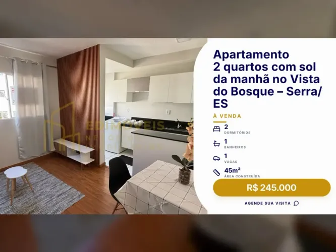 Venha conhecer este apartamento no Residencial Centro da Serra  Lazer e conforto!