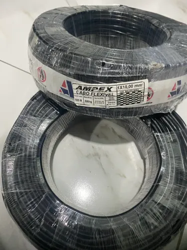 Fio cobre 10mm anti chamas flexível 