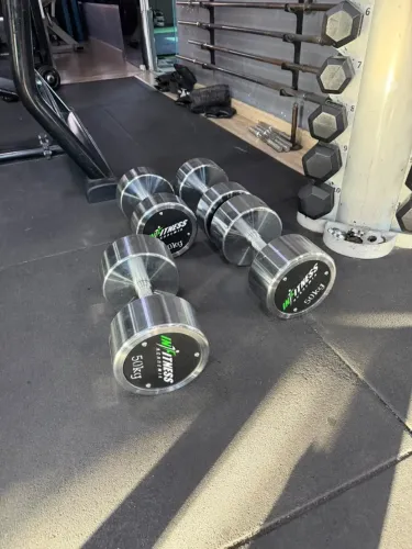Kit Dumbells - Pares 40kg e 50kg - Aço Inox 304 Tech Force