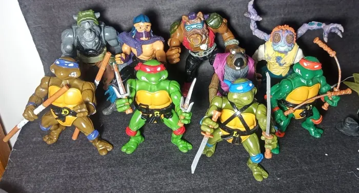 Coleção bonecos Tartarugas Ninjas anos 90
