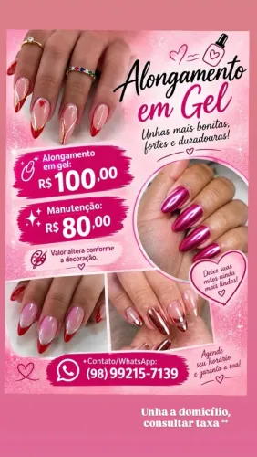 Alongamento de unhas em gel