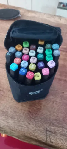 Canetas marca texto touch-screen 28 cores