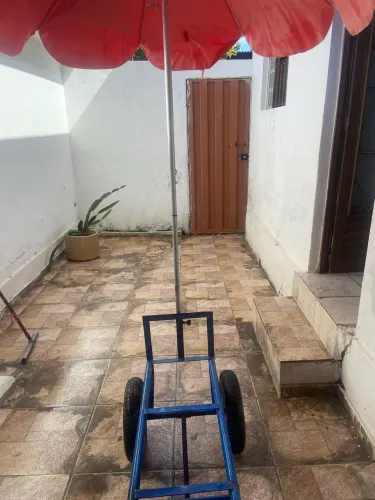Carrinho para ambulante adaptado