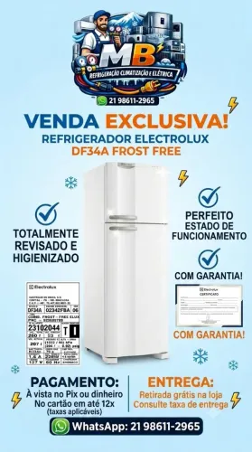 Refrigerador Frost Free Electrolux 