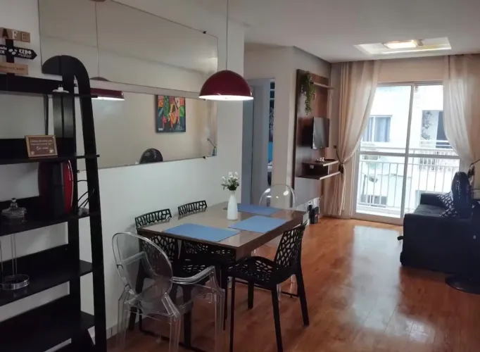 APARTAMENTO SEMI MOBILIADO NO BOSQUE VILLE - PRONTO PARA MORAR!