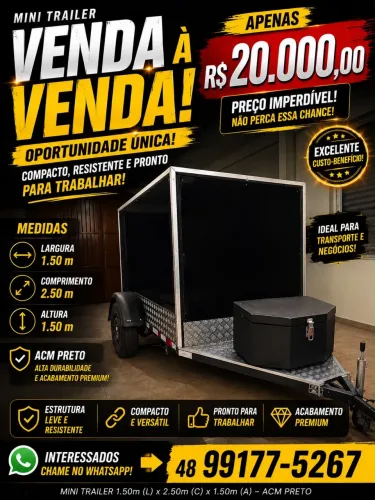 Carretinha/baú